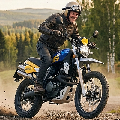 SWM Scrambler motorcykel