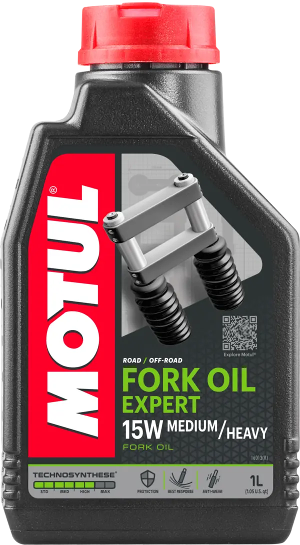 Gaffelolja, MOTUL EXPERT HEAVY 15W, 1 Liter - Kastberga MC