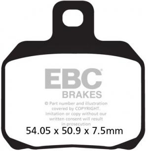 Bromsbelägg, EBC FA266HH - Kastberga MC